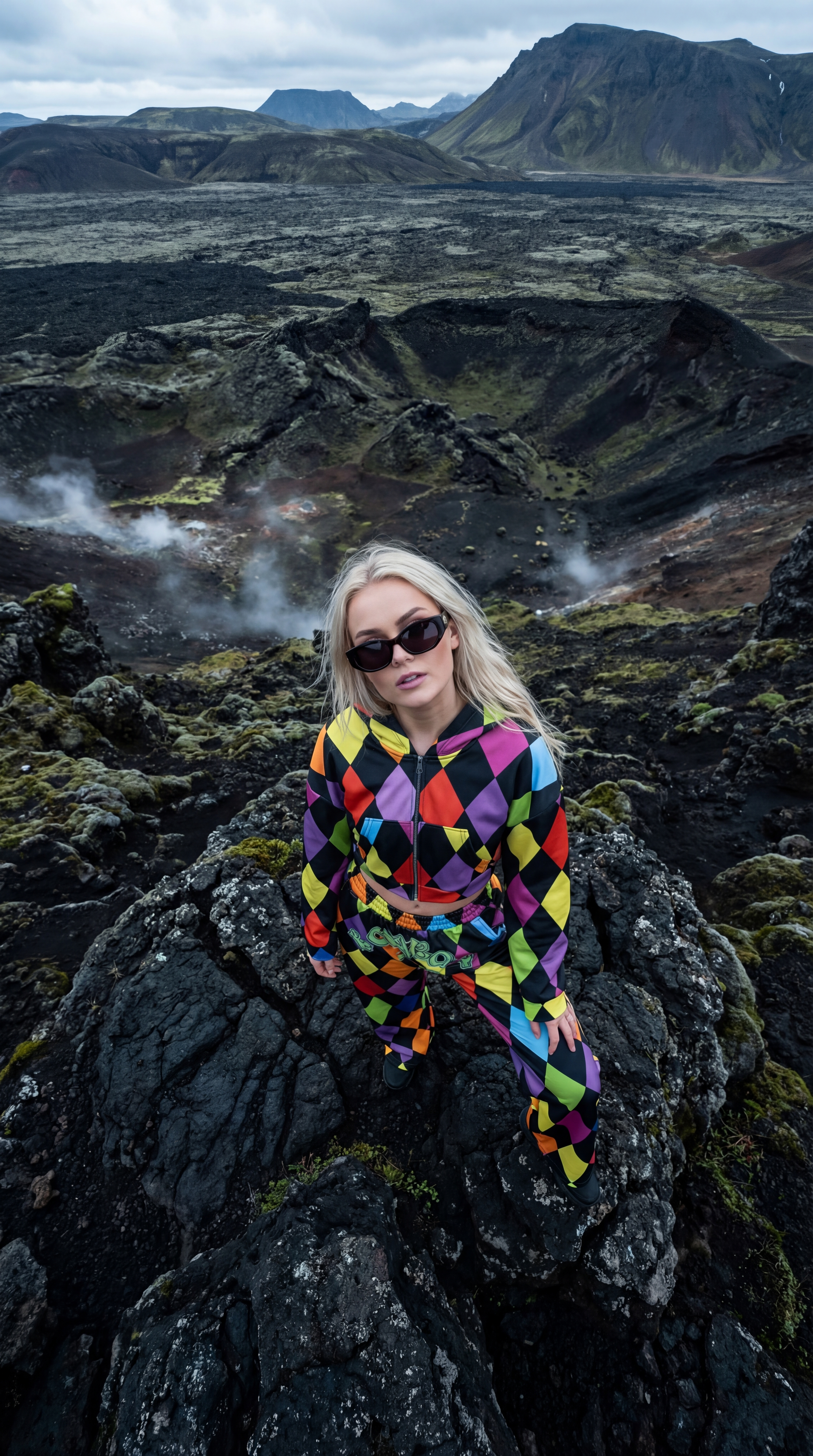 Harlequin Hoodie Set