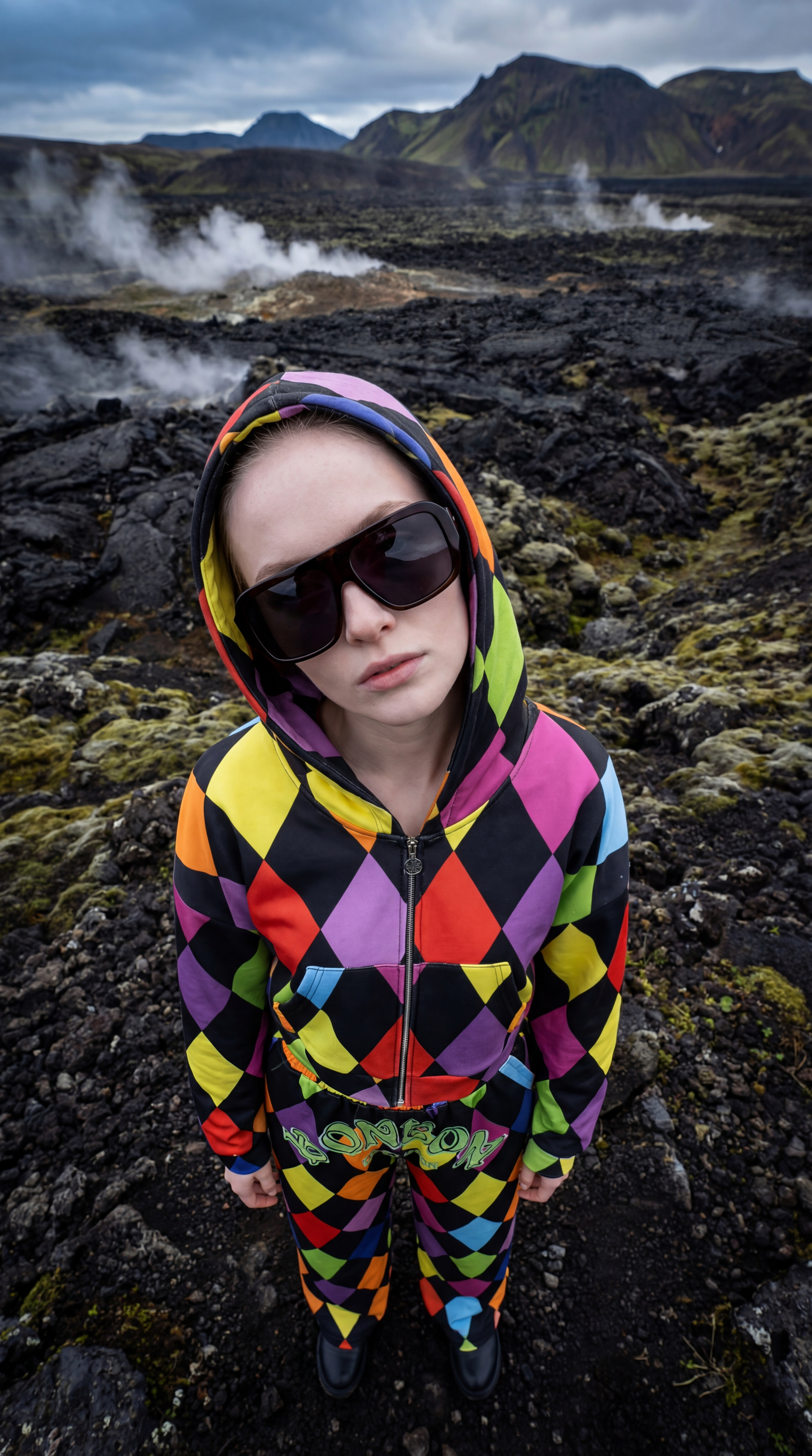 Harlequin Hoodie Set