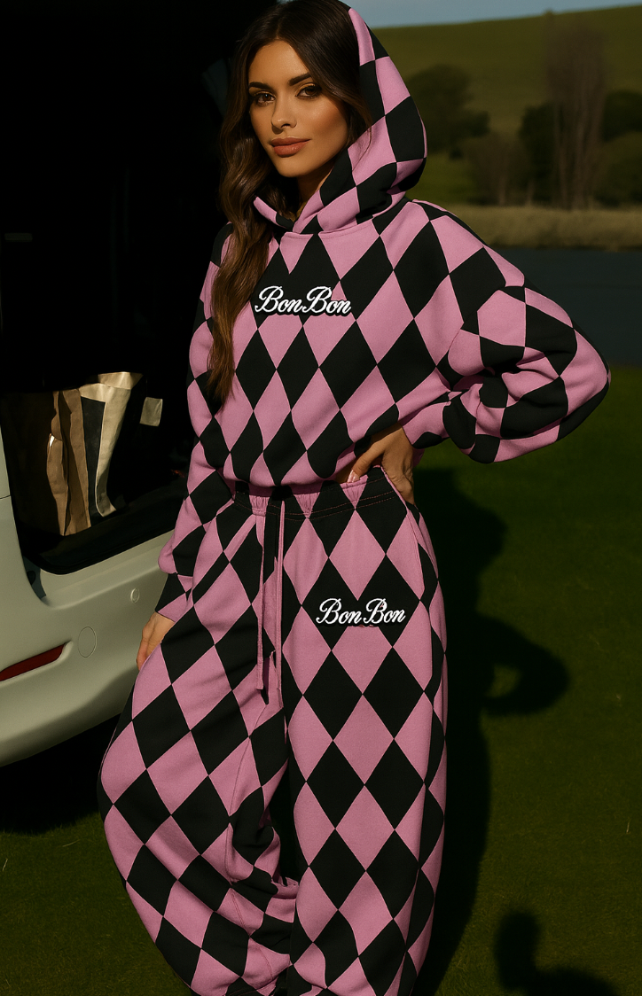 Harlequin Pull Over Hoodie