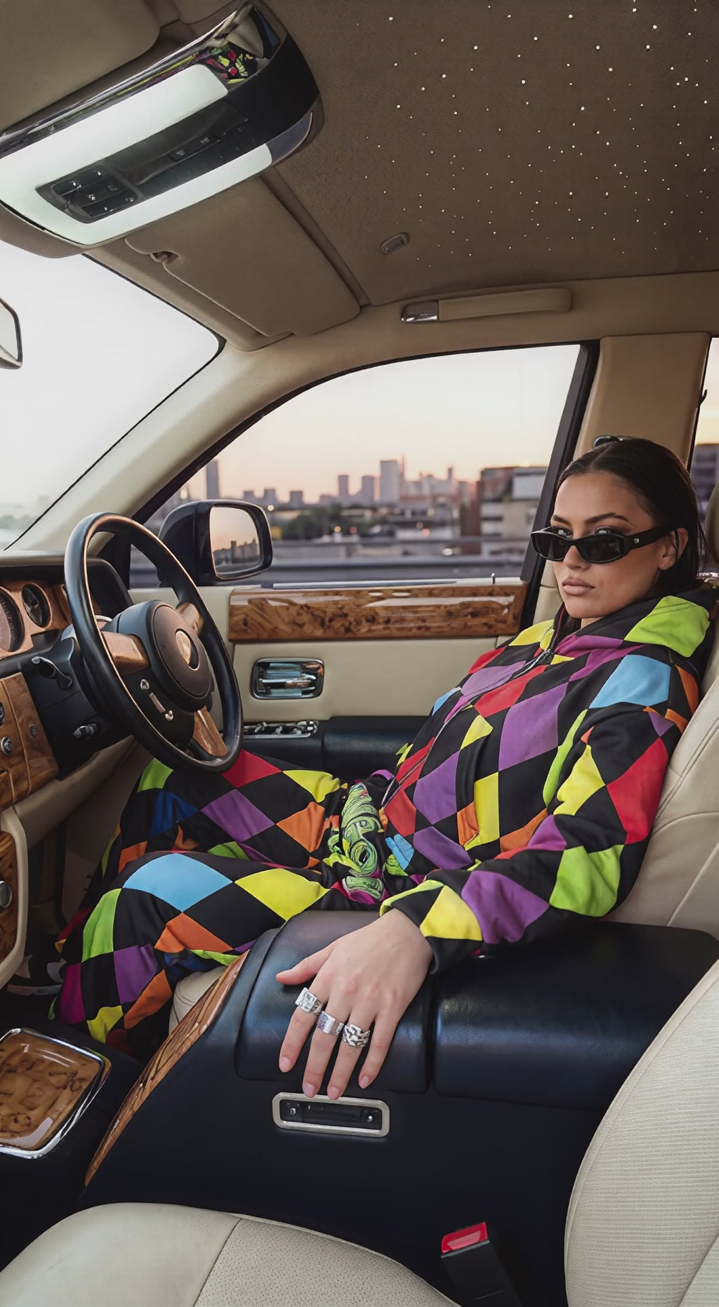 Harlequin Hoodie Set